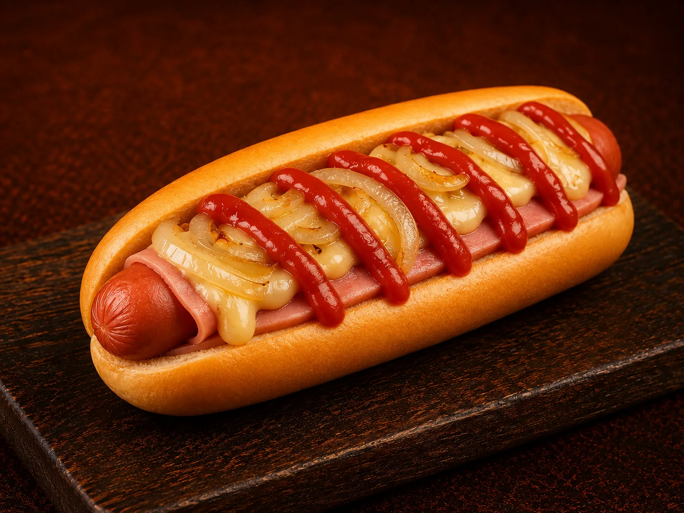 Hot dog especial de Los Primos